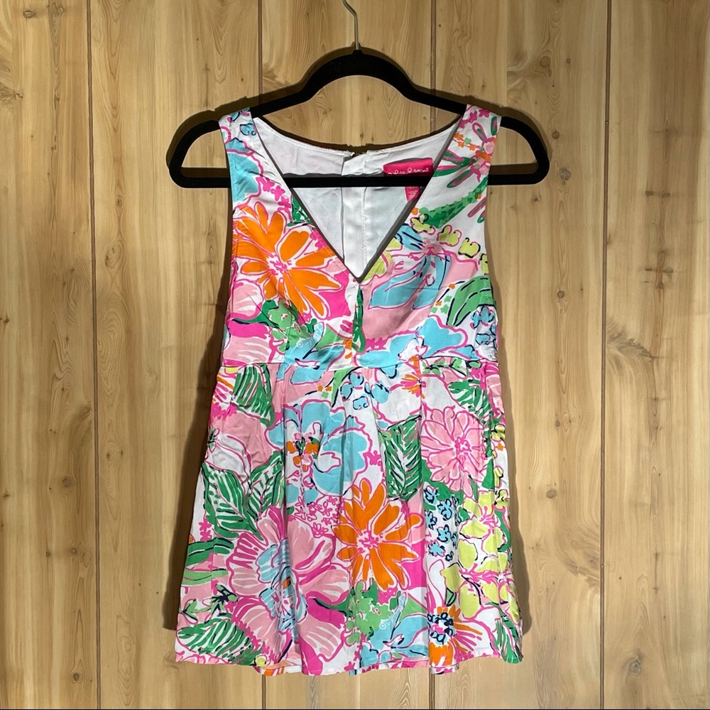 Lilly Pulitzer for Target Floral Posey Tank Small
